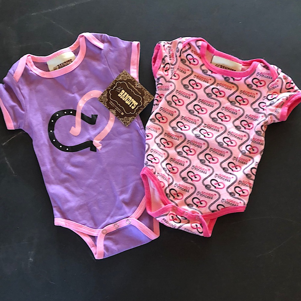 Lil Bandits Rodeo Princess 9 mos onesies